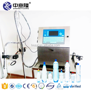 Mehrsprachiger ZYL-Codierer Industries trahl drucker PET-Flasche Verfalls datum Drucken Tinten strahl codier maschine für den Druck von Blechdosen