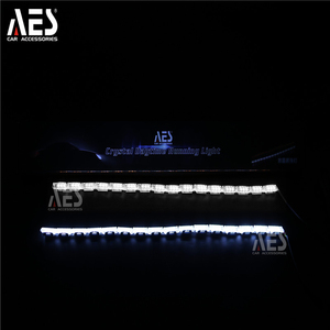 AES16PCSチップLEDDRL12VホワイトアンバーシーケンシャルLEDストリップデイタイムランニングライトAudiカーライト用LEDターンシグナル - Product Image 4