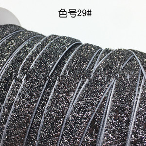宽度1厘米彩色天鹅绒丝带非弹性渐变单面金属带 - Product Image 6