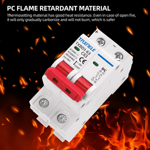 Mini interruptor de circuito Solar de 2P DC 1000V, interruptor de batería, 6A, 10A, 16A, 20A, 25A, 32A, 40A, 50A, 63A, CC, MCB para sistema PV fotovoltaico - Product Image 3