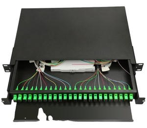 96 Core Capacity ODF Rack Mount Fiber Optic <strong>Patch</strong> <strong>Panel</strong> for FTTH FTTX <strong>Networks</strong> Optical Cable Tray