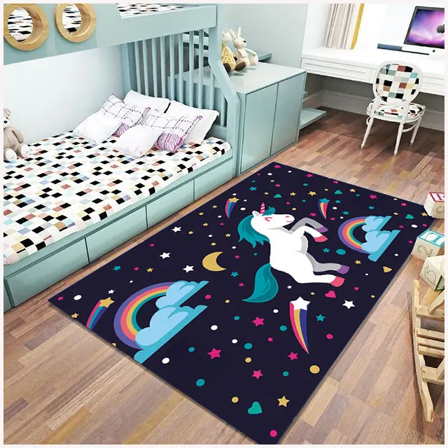 machines production of 3D carpet good quality cheap price fashion carpet for kids room bedroom and living room mat