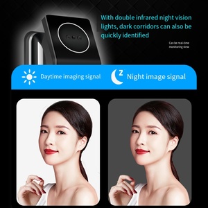 无钥匙防水数字酒店应用人脸识别3d指纹码电子自动智能门锁 - Product Image 3