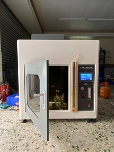 Тестер сопротивления воспламеняемости UL94 вертикальная и горизонтальная испытательная камера пламени для продажи - Product Image 5