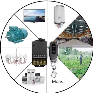 Wireless Remote Control Switch & Receiver Kit Keine Verkabelung 220V Wide Voltage Single Circuit 433MHz Fern fernbedienung schalter - Product Image 5