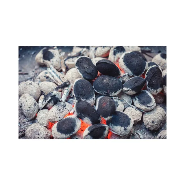 Bustine di carboncino a cuscino indonesiano per cucinare satay, barbecue e stufe e altri