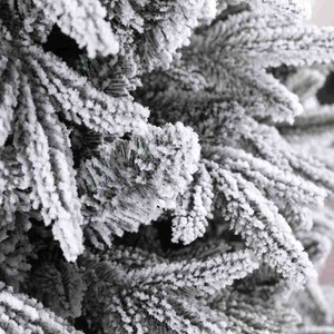 210CM立っているクリスマスツリースノーフレーク装飾付き落下雪効果工場PE混合PVC - Product Image 4