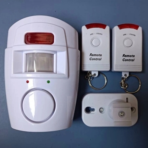 Alerta de seguridad para el hogar Sensor infrarrojo Detector de movimiento antirrobo Sistema de alarma inalámbrico + 2 controles remotos Monitor de alarma - Product Image 4