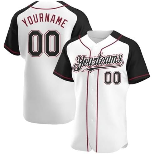 Raglan Sleeves Stylewhite Black Crimson