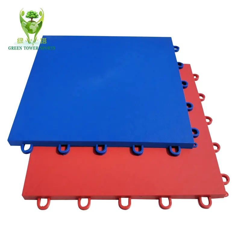 Commercio all'ingrosso portatile indoor futsal incastro sport di plastica pavimento di piastrelle trasporto del campione in miglior costo