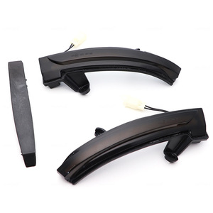 Renocabon Capture Megana 4 Coreos Clio IV MK4用の新着スモークレンズシーケンシャルLEDサイドミラーターンシグナルライトランプ - Product Image 2
