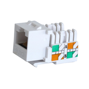 Khuyến mãi chất lượng tốt nhất mô-đun mạng cắm UTP 6P6C RJ12 video CAT5E Keystone jack cắm - Product Image 3