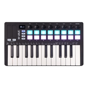Portable MIDI Pad Beat Maker With 25 Key USB MIDI Pad <strong>Keyboards</strong> <strong>Controller</strong> Velocity Sensitive Keys - Product Image 1