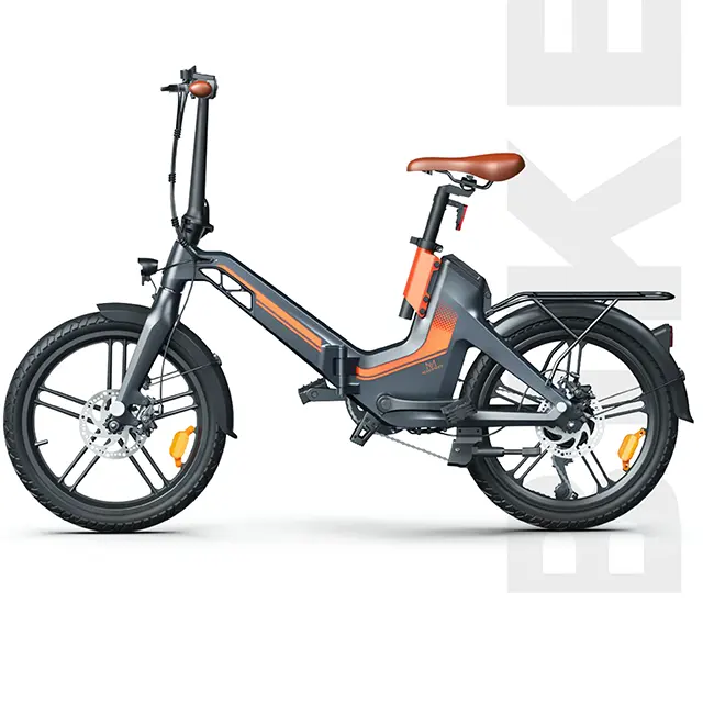 จักรยานพับได้ไฟฟ้าสองล้อสำหรับผู้ใหญ่,มอเตอร์36V 250W พร้อมแบตเตอรี่จักรยานไฟฟ้าพับได้ E-Bike