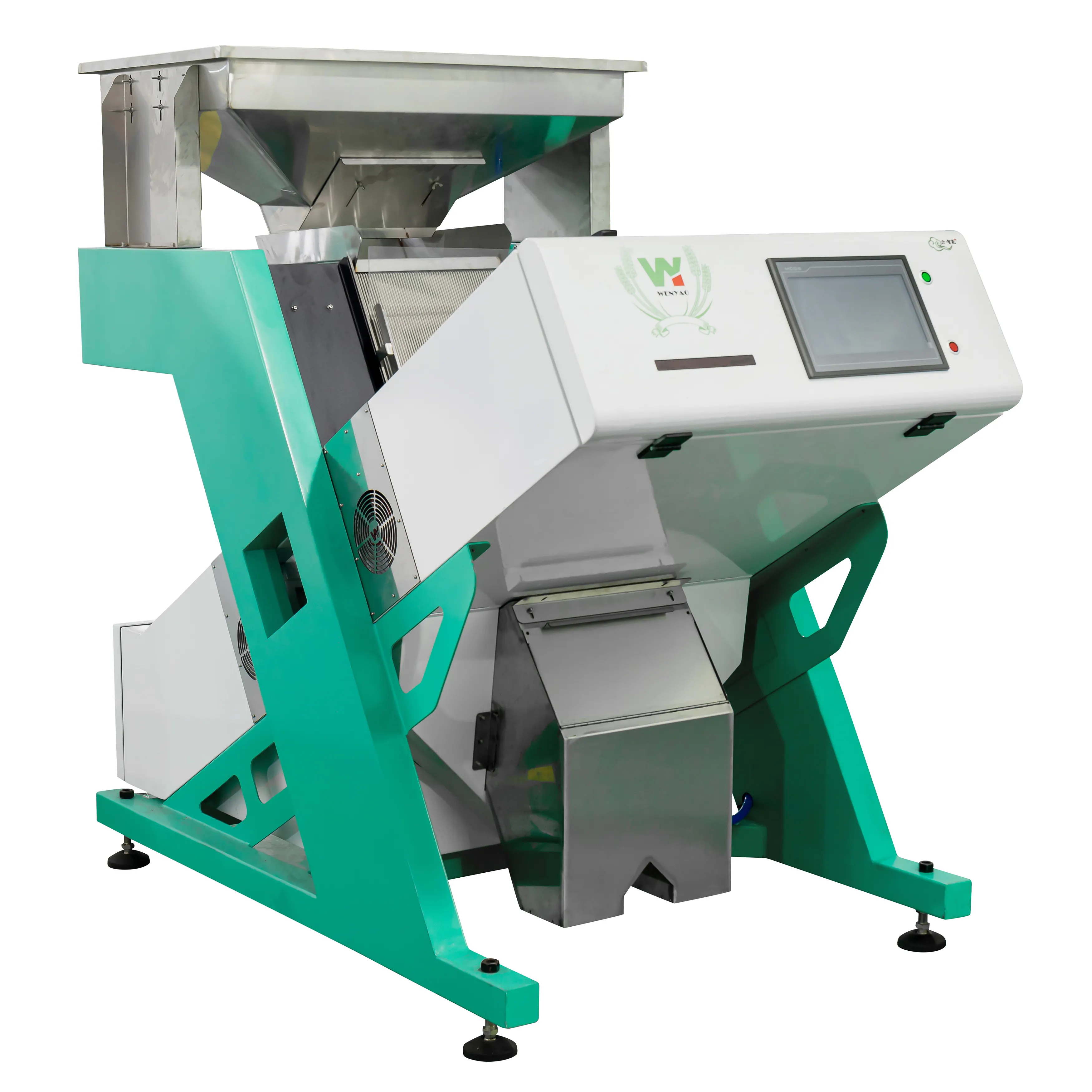 1 Chute 64 Channels Sri Lanka CTC Tea Leaf Colour Sorter Tea Optical Sorting Machine For Tea Processing Line