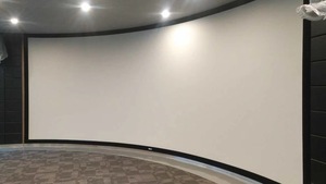 Smax <strong>Curve</strong> Cinemascope <strong>Fixed</strong> <strong>Frame</strong> <strong>Screen</strong> /<strong>Curve</strong> Projector <strong>Screen</strong> for Home Theater ,Custom Size - Product Image 4