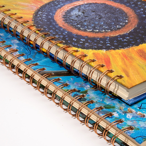 Taccuino a spirale personalizzabile A4 A5 A6 B5 dimensioni con copertina rigida con Design semplice per gli studenti