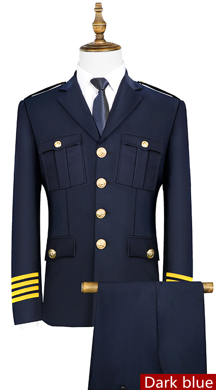 Manteau bleu foncé + Pantalon