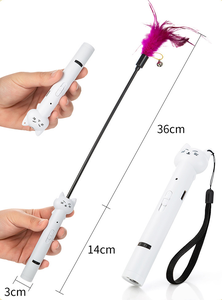 USB Charging Multi-function <strong>Laser</strong> Cat-teasing Keychain and 5 <strong>Patterns</strong> Pet Cat <strong>Laser</strong> Toy Led Light Interactive <strong>Laser</strong> <strong>Pointer</strong> Toys - Product Image 2