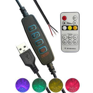 DC 5V LED Dimmer 2m USB kablosu anahtarı dim uzaktan kumanda 3Pin uzatma tel tek 3 renkler CCT LED ışık kapalı kullanım için - Product Image 1