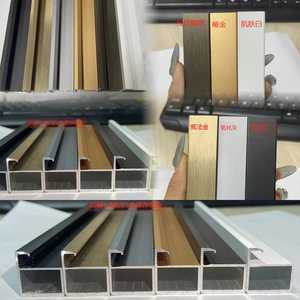 Marco de puerta y ventana de vidrio de perfil de aluminio anodizado marcos de puertas correderas para construcción de ventanas