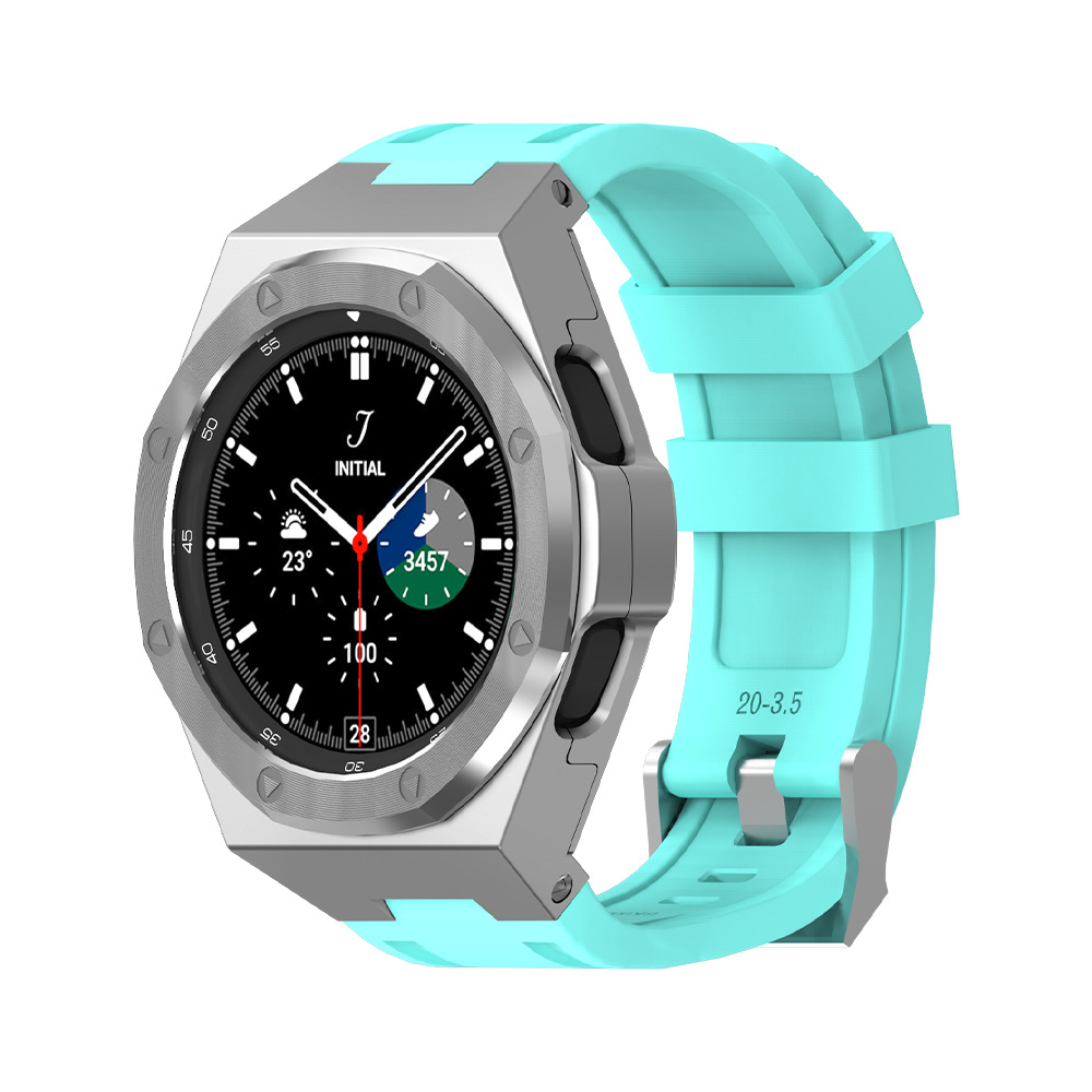 สีเงิน + เขียวอ่อน