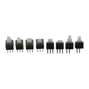 Interruttore a pressione 5.8 * interruttore Micro tattente serie 5.8 Pin a doppia fila 6P fila singola 2P / 3P autobloccante interruttore a pulsante senza blocco - Product Image 3