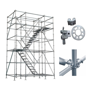 Sistema de andamio de construcción modular Sistema de bloqueo de anillo Andamio Sistema de andamio industrial Ringlock - Product Image 3