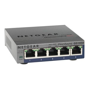 <strong>NETGEAR</strong> 5-Port Gigabit Plus Ethernet Switch - Desktop - unmanaged - luefterlos ( 91992061531 )