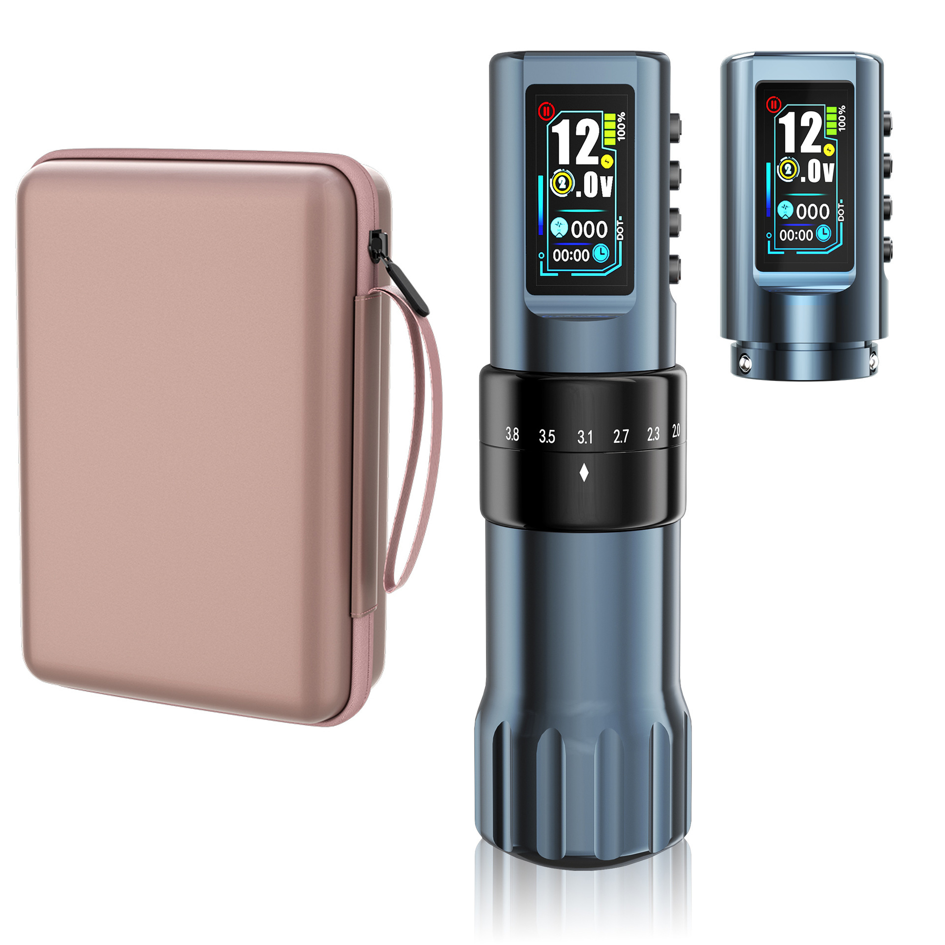 Anneau noir double batterie