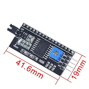 IIC <strong>I2C</strong> TWI SPI Serial Interface Board Port <strong>1602</strong> 2004 LCD LCD1602 Adapter Plate LCD Adapter Converter Module PCF8574 - Product Image 3
