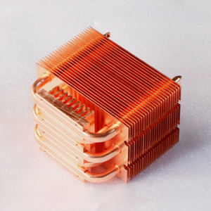 <strong>Excellent</strong> Heat Spreader Performance Custom Pure Copper Heat Pipe Fins Module Cooler High Power CPU Radiator - Product Image 2