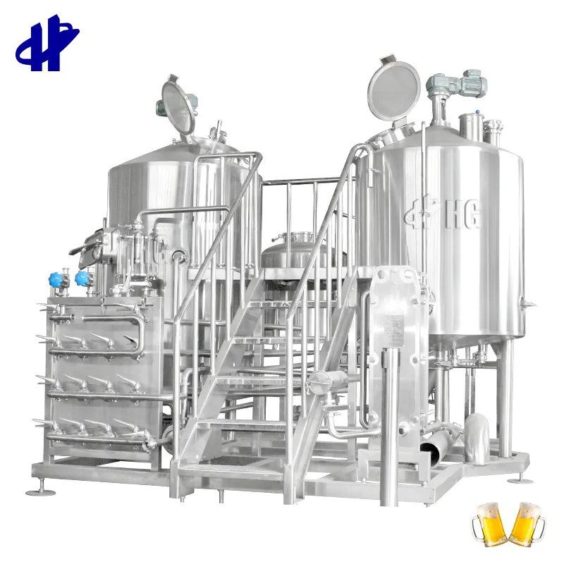 Fábrica de calidad superior industrial de acero inoxidable 304 cervecería 500l equipo de elaboración de Kombucha