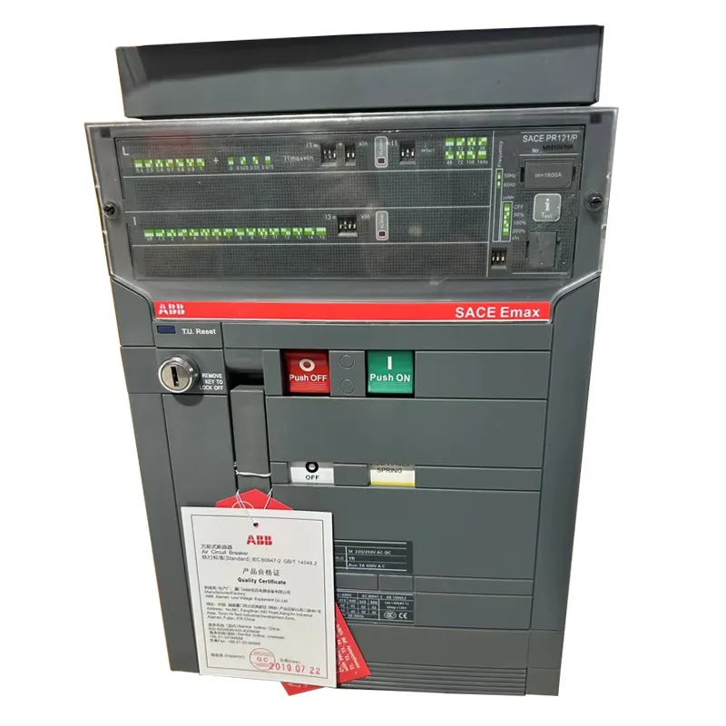 SACE Emax E2N2000PR121/P-LSIG In 2000A 3p FHR 1SDA055922R1 630A 800A 1000A 1600A ABB acb air circuit breaker