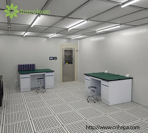 fornecedor de projeto de sala limpa sala limpa modular classe iso com sistema de ventilação e conexão
