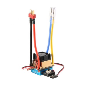 Rc 2-3 Lipo/6-9Nimh 60A двухрежимный щетчатый регулятор скорости ESC Регулятор с охлаждающим вентилятором для 1/10 Радиоуправляемый автомобиль - Product Image 3