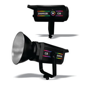 ไฟวิดีโอต่อเนื่อง LED 200W พร้อมรีโมทควบคุมสำหรับสตูดิโอถ่ายวิดีโอแสงถ่ายภาพ