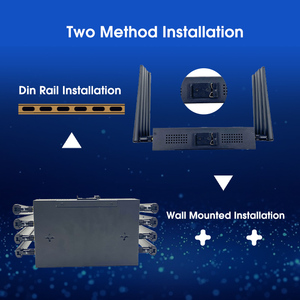 5g <strong>Lte</strong> Gateway With 8 Gigabit LAN Port Openwrt Wifi6 Dual-band 5g Sim Card Router With External Antenna Change IMEI TTL - Product Image 5