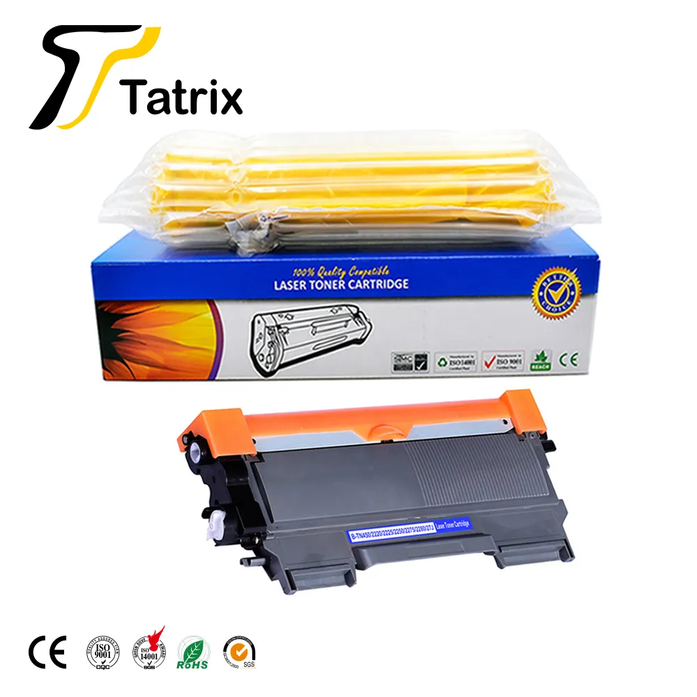 Tatrix TN450 TN2220 TN2225 TN2250 TN2275 TN2280 TN27J Premium Compatible Laser Black Toner Cartridge for Brother HL-2220. tn450