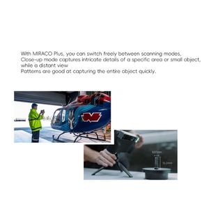 Revopoint miraco Plus Pmax máy quét 3D cầm tay Khả năng tương thích môi trường cao với USB IOS Com giao diện ánh sáng có sẵn - Product Image 6