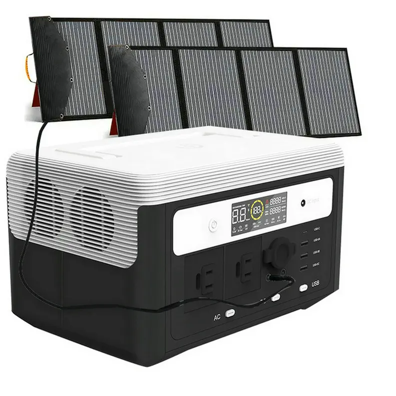 Hot Selling Charging Battery 600 Watt Solar Generator 600w Portable Power Station For Outdoor