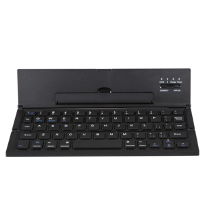 Teclado inalámbrico plegable multidispositivo recargable con estuche para panel táctil para PC y Mac - Product Image 1