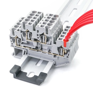STTB 2,5 24-12AWG dos niveles de doble capa sin tornillos Cable de conexión de 0,2-2,5mm alimentación a través de en carril Din de bloque de Terminal - Product Image 6