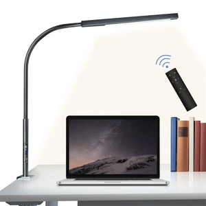 Lampada da tavolo multifunzione con controllo tattile e telecomando lampada da tavolo flessibile a Clip per scrivania - Product Image 1