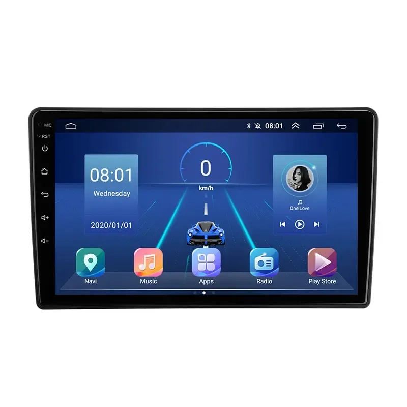 9 polegadas 10 polegadas Touch Screen Universal Multimedia 2 Din Audio Stereo Car Radio Player Android com Car Player 4G Digital Signal