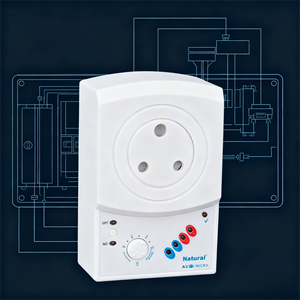 Ổ điện ổn áp AVP 15 Amps 120V loại Anh, tích hợp bảo vệ chống sét, phụ kiện tủ lạnh - Product Image 6