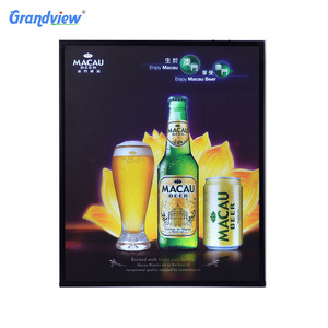 Programmiert Animation Fluss Weg Wifi Verbinden Werbung Display ultra slim led dynamische licht box, led-blitz licht box