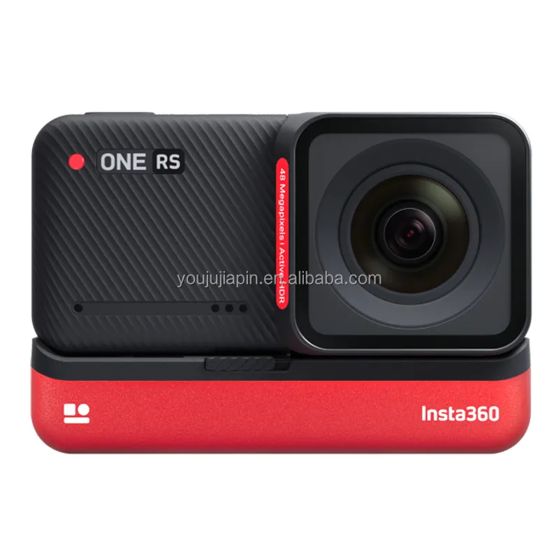 Insta360 Kamera Aksi Olahraga ONE RS, Kamera Aksi Insta 360 4K 60fps Video 48MP Foto Anti Air Edisi 4K Lensa Boost 4K Di Srock