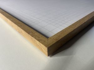 กรอบรูปไม้เนื้อแข็ง A4 8x10 A3ทรงสี่เหลี่ยมขนาดแตกต่างกันทันสมัย - Product Image 3
