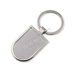 Nhà Máy Tùy Chỉnh Thăng Hoa Thép Không Gỉ Kim Loại Trống Keychain Thăng Hoa Blanks Keychain - Product Image 5